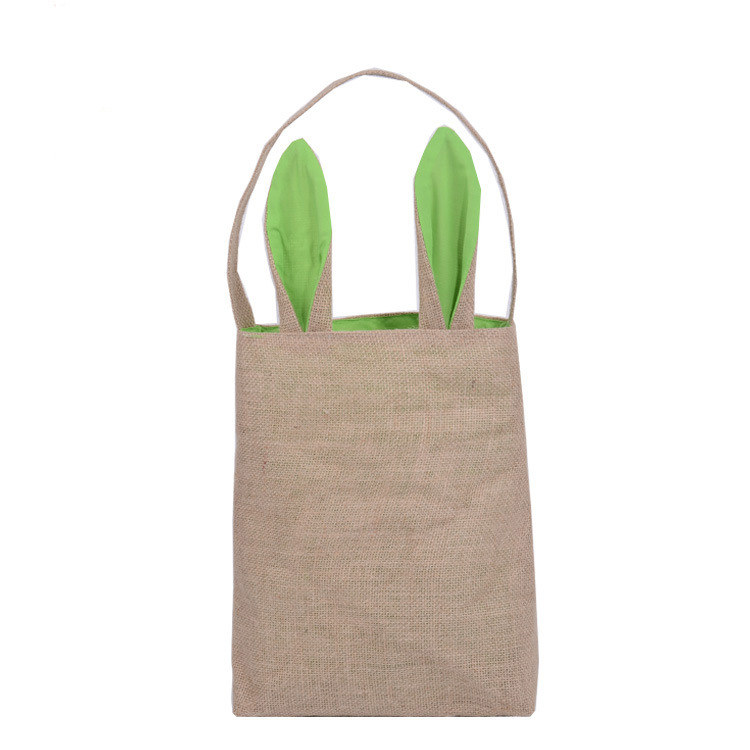 Cute rabbit ear shaped canvas hand bag-Wholesale shopping bag