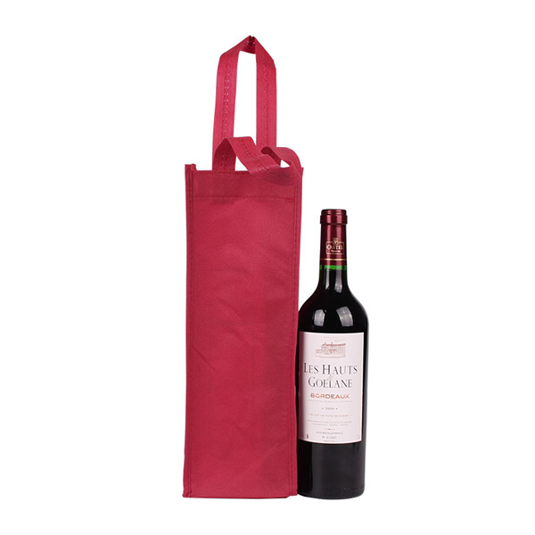 Promotional Single Bottle Wine Bags with Custom Logo