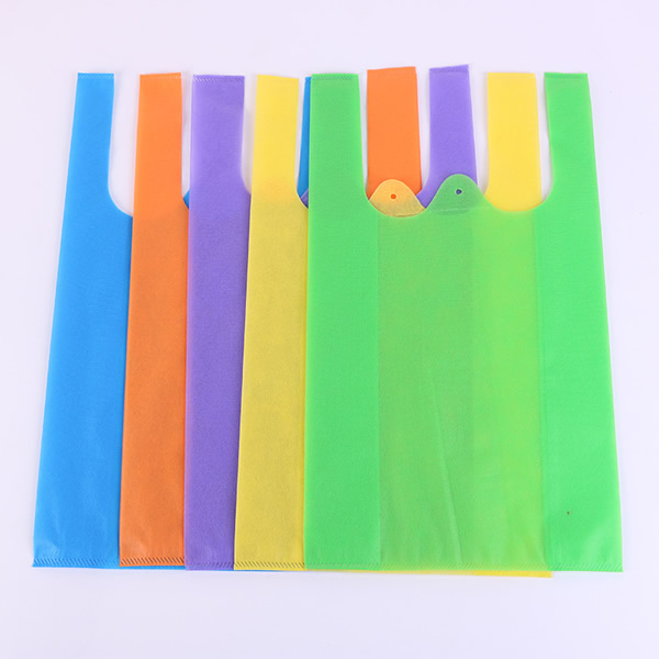 Non-woven shopping bag colorful logo printed Eco-friendly shopping bags