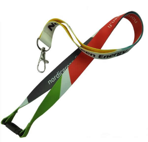 Promotional cheap Polyester Lanyard with logo/Polyester lanyard