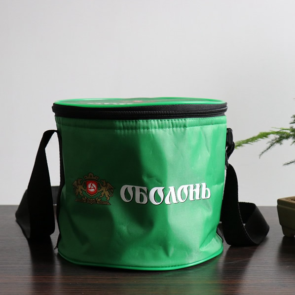 Round Soft Cooler Bag Insulated Lunch Box Bag Picnic Cooler Tote/premium gift supplier