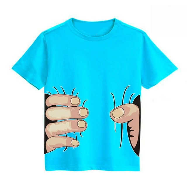 wholesale O neck kids 100% organic cotton short sleeveT-shirt with printing