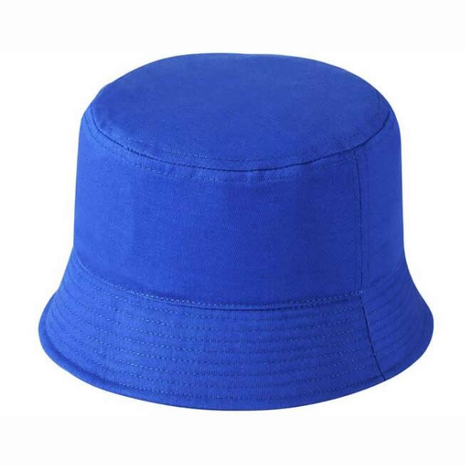 Heavy brushed cotton bucket hat-Blue