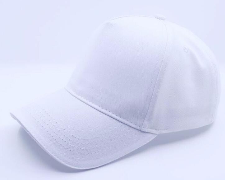 5 panel twill cotton cap with embroidered eyelets